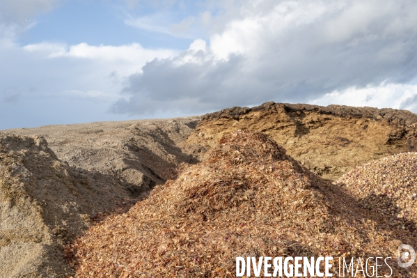 Dans l Oise, unité de méthanisation agricole, équipée d une unité expérimentale de transformation du CO2 en méthane.