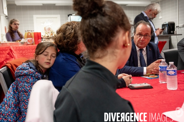 François Hollande. Déplacement à Lyon.