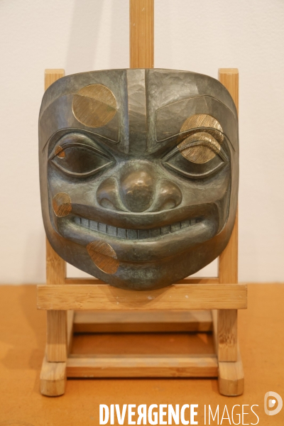 Exposition de masques inuit et sugpiaq a la galerie orenda