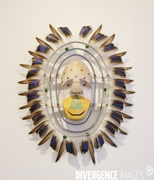 Exposition de masques inuit et sugpiaq a la galerie orenda