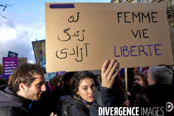 Manifestation contre les violences faites aux femmes