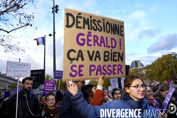 Manifestation contre les violences faites aux femmes