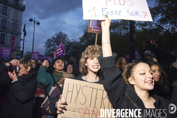 Manifestation contre les violences faites aux femmes