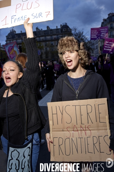 Manifestation contre les violences faites aux femmes