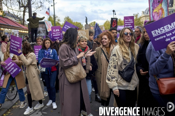 Manifestation contre les violences faites aux femmes