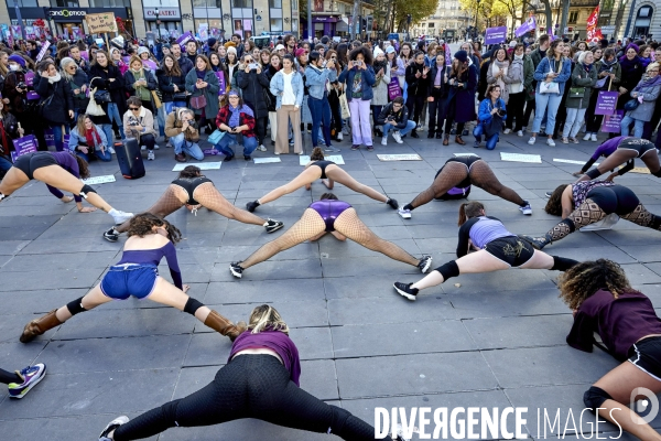 Manifestation contre les violences faites aux femmes