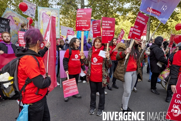 Manifestation contre les violences faites aux femmes