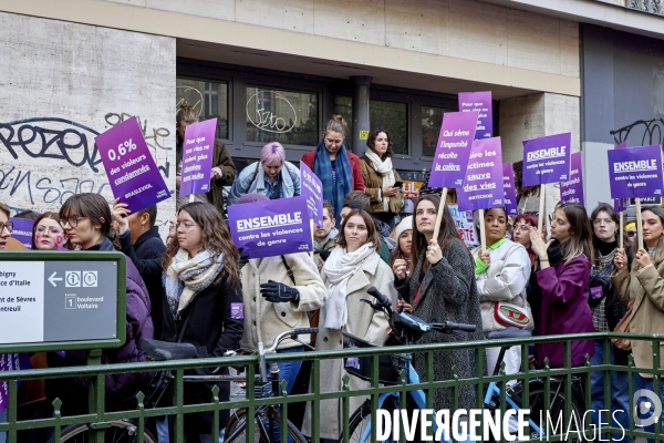 Manifestation contre les violences faites aux femmes