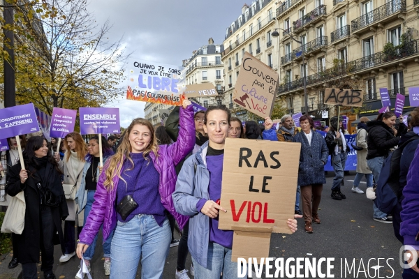 Manifestation contre les violences faites aux femmes