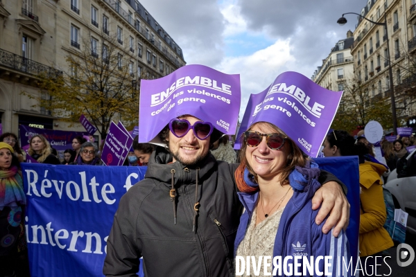 Manifestation contre les violences faites aux femmes