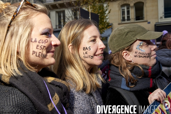 Manifestation contre les violences faites aux femmes