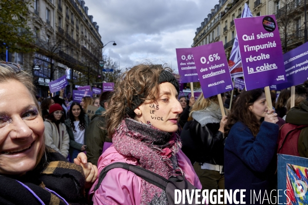 Manifestation contre les violences faites aux femmes