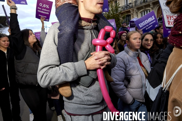 Manifestation contre les violences faites aux femmes