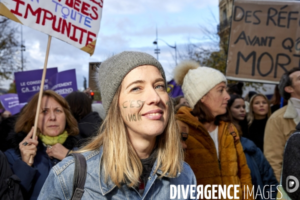 Manifestation contre les violences faites aux femmes