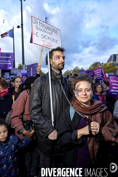 Manifestation contre les violences faites aux femmes