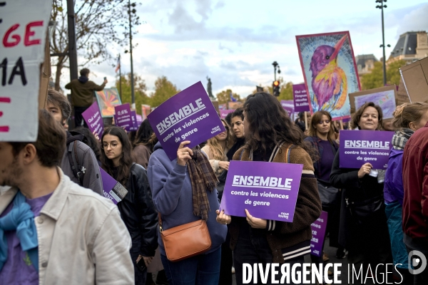 Manifestation contre les violences faites aux femmes