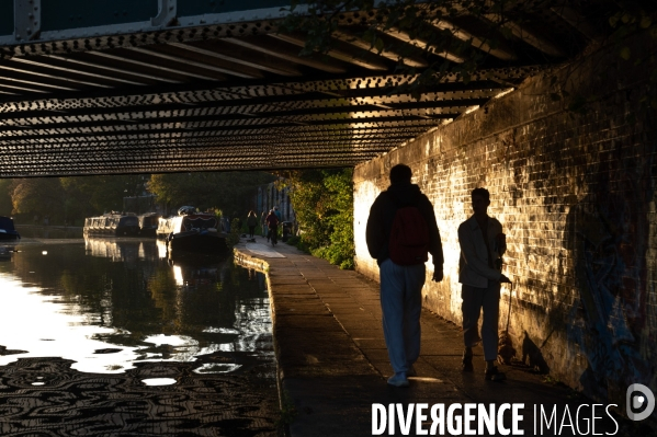 Regents canal à Londres