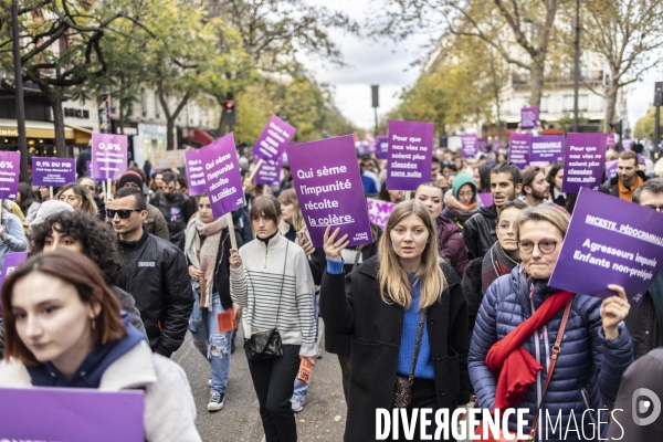 Manifestation contre les violences sexistes et sexuelles 19112022