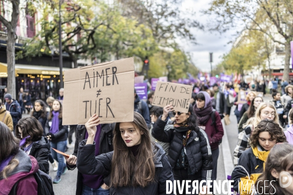 Manifestation contre les violences sexistes et sexuelles 19112022