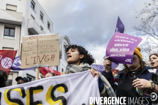 Manifestation contre les violences sexistes et sexuelles 19112022