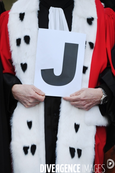 Journée d action de magistrats, avocats et greffiers contre «une justice au rabais»