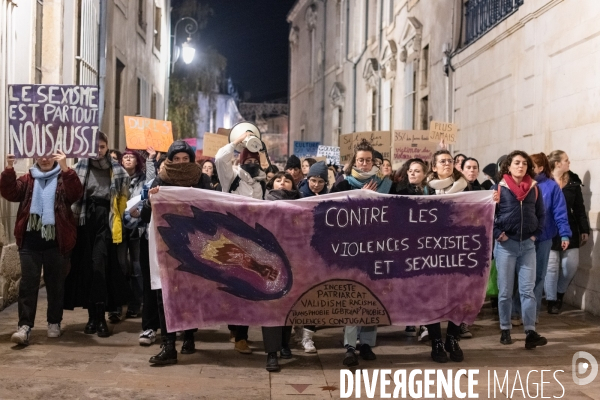 Marche feministe de nuit Dijon