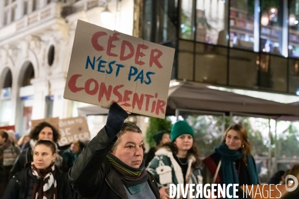 Marche feministe de nuit Dijon