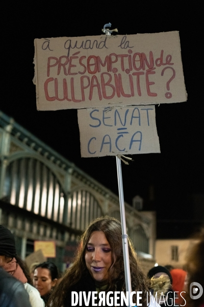 Marche feministe de nuit Dijon