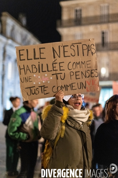 Marche feministe de nuit Dijon