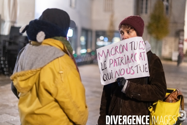 Marche feministe de nuit Dijon