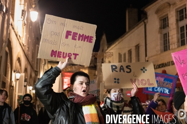 Marche feministe de nuit Dijon