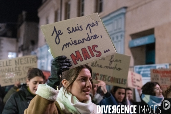 Marche feministe de nuit Dijon