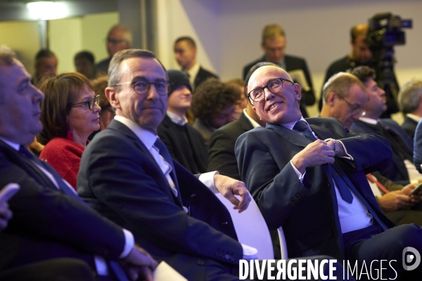 Audition des trois candidats à la présidence LR