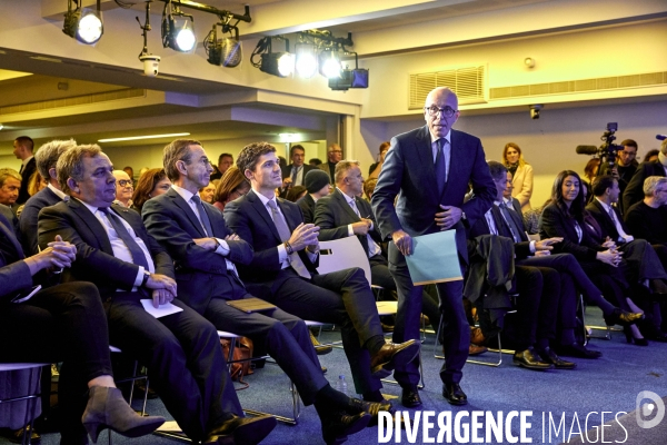 Audition des trois candidats à la présidence LR