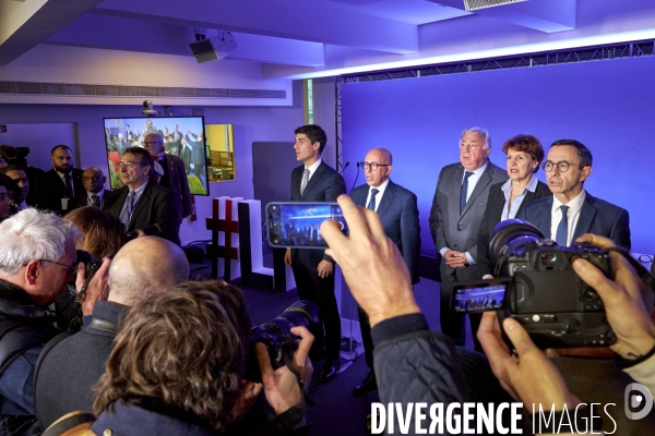 Audition des trois candidats à la présidence LR