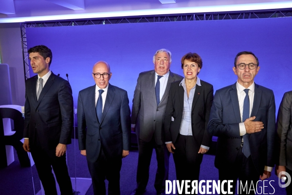 Audition des trois candidats à la présidence LR