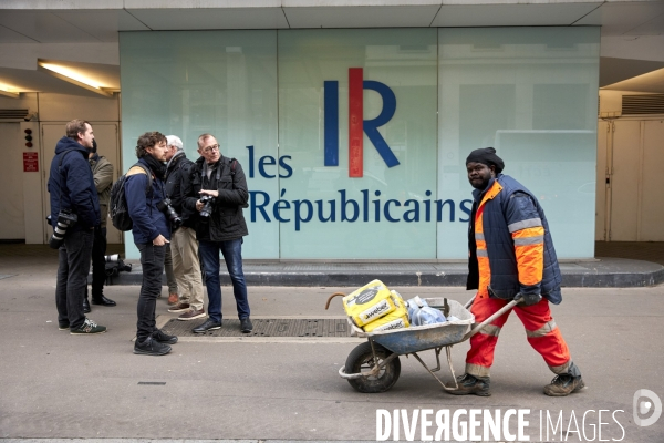 Audition des trois candidats à la présidence LR