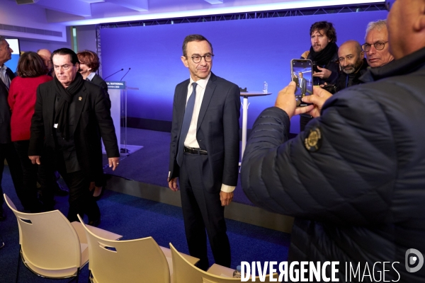 Audition des trois candidats à la présidence LR