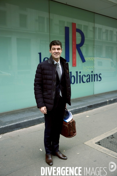 Audition des trois candidats à la présidence LR