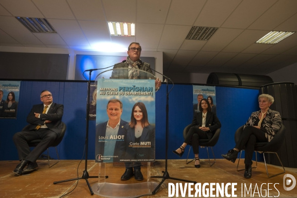 Meeting departementales Louis Aliot