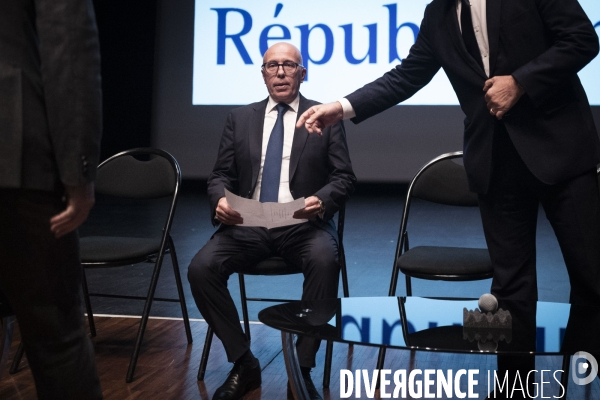 Reunion publique d Éric Ciotti et Aurélien Pradié