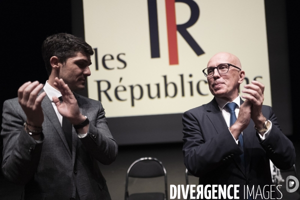 Reunion publique d Éric Ciotti et Aurélien Pradié