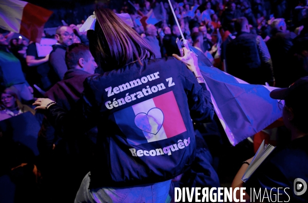 Meeting pour le premier anniversaire de Reconquete