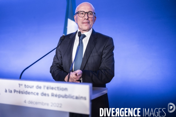 1er tour de l election à la présidence des Républicains