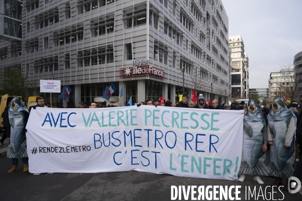 Non à la hausse du prix des transports en Ile de France