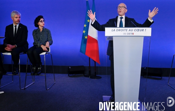Eric Ciotti candidat à la présidence des Républicains