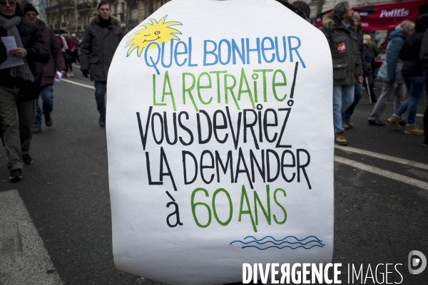 Revendications contre l allongement de l âge du départ à la retraite