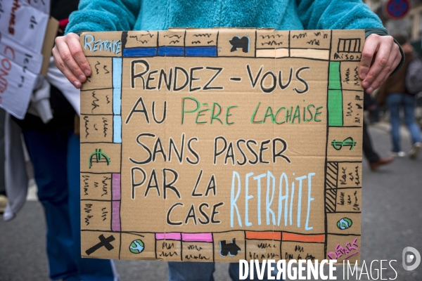 Revendications contre l allongement de l âge du départ à la retraite