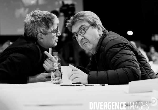 Jean Luc Mélenchon avec Éric Coquerel