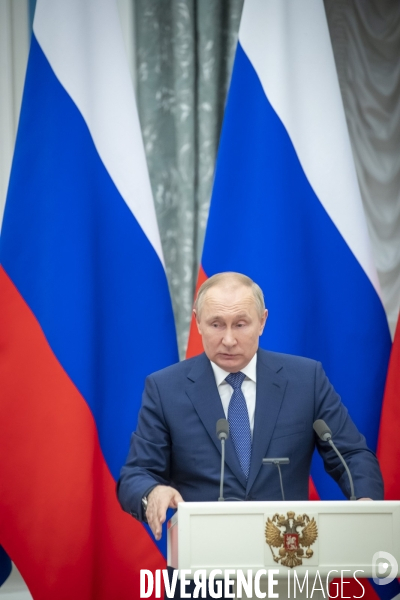 Rencontre Macron - Poutine à Moscou le 7 février 2022